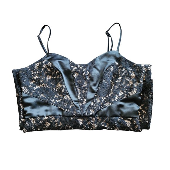 Parker Black Mia Sweetheart Lace Combo Dress - Picture 5 of 10